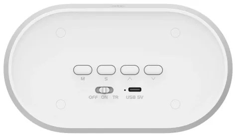 LED Stmievateľná nočná lampička s budíkom KAJA LED/1,3W/5V 3000K