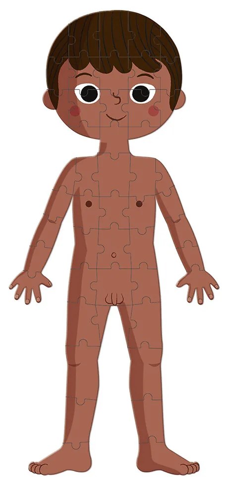 Vzdelávacie puzzle - Ľudské telo - 50, 75, 100 ks