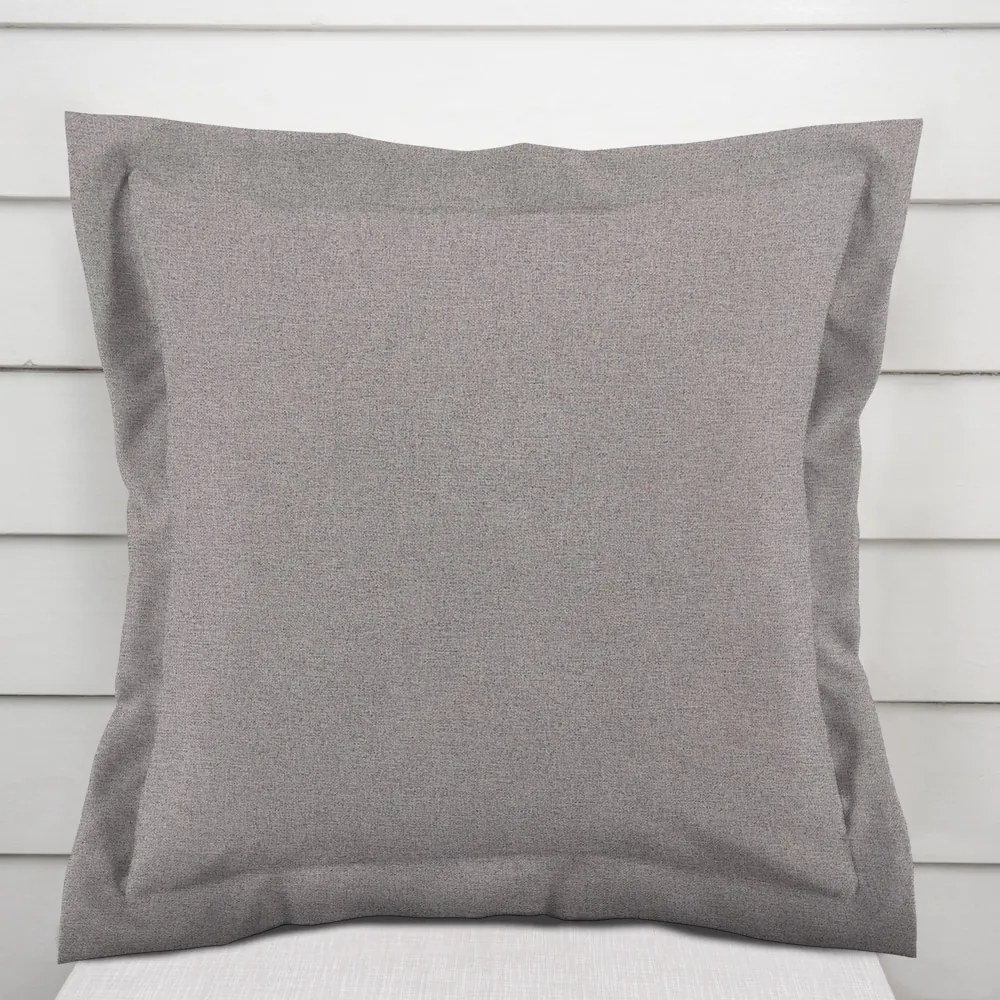 Biante Dekoračná obliečka na vankúš s lemom BKR-503 Sivá režná 30 x 50 cm