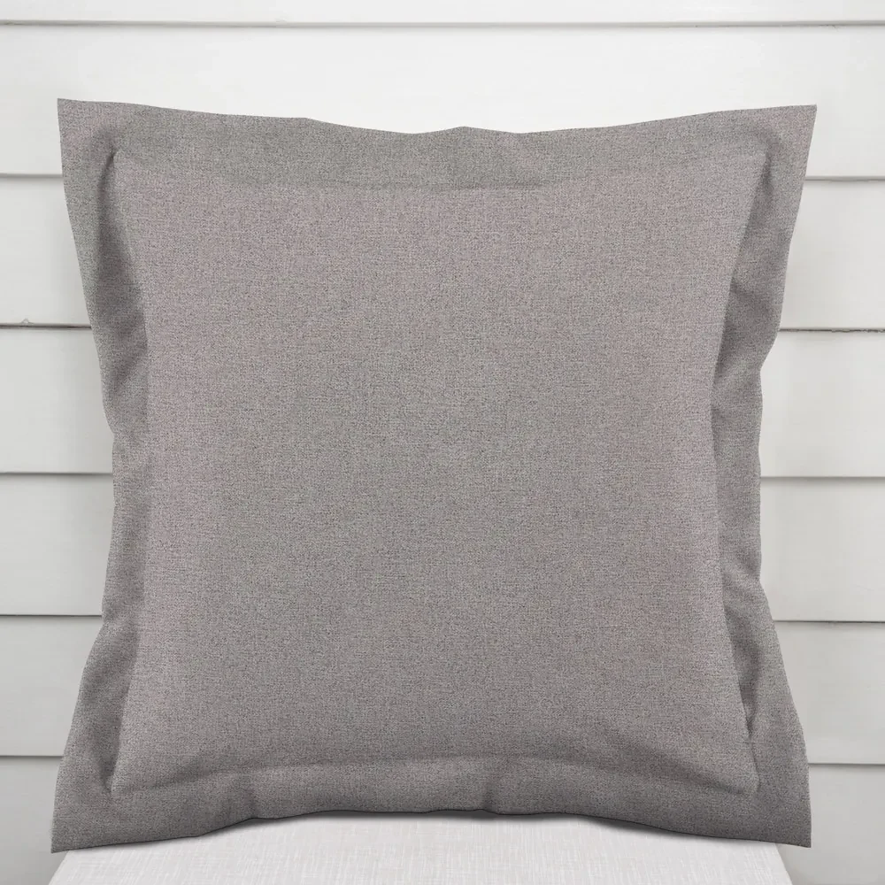 Biante Dekoračná obliečka na vankúš s lemom BKR-503 Sivá režná 50 x 50 cm