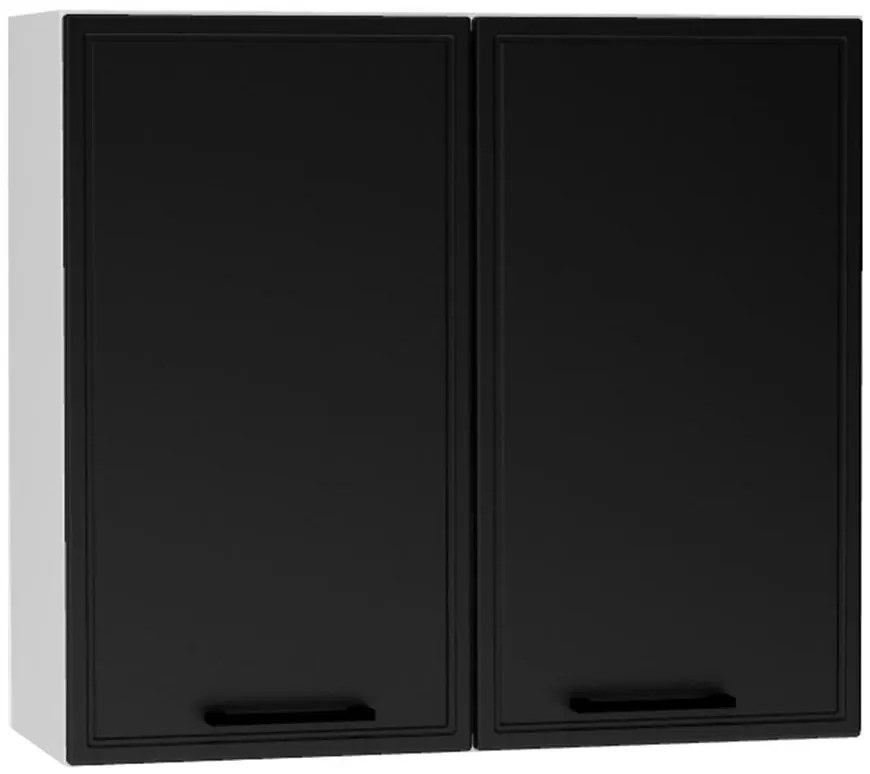 Kuchynská skrinka Emily W80 čierny hrášok