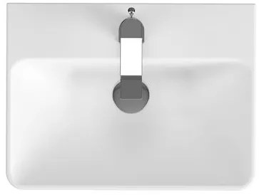 Cersanit Mille Slim, súprava závesnej skrinky a umývadla 505x380x515 mm, šedá lesklá, S801-320-DSM