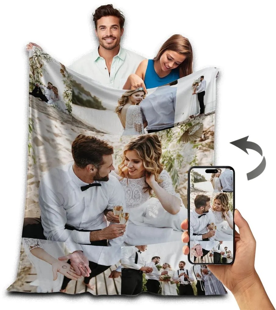 Sablio Deka s vlastnou potlačou: 145x120 cm