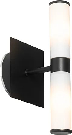 Inteligentné nástenné svietidlo do kúpeľne čierne IP44 2-svetlá vrátane Zigbee G9 - Bath