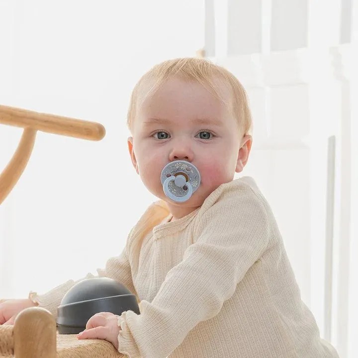 BIBS Anatomické cumlíky Liberty Colour 2ks Baby blue/Steel blue Veľkosť: 2 2
