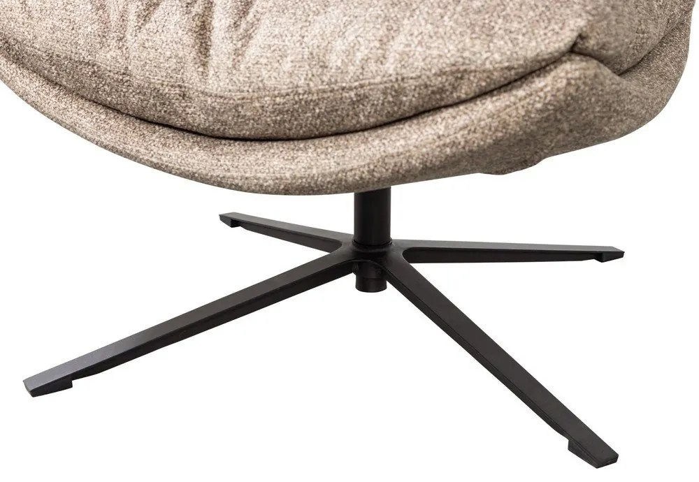 Otočné kreslo v prírodnej farbe Arve – WOOOD