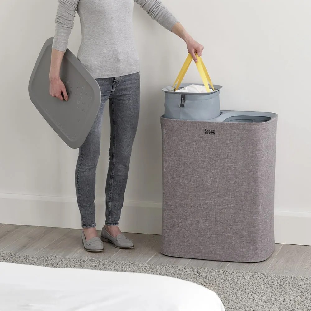 Kôš na bielizeň 45 l + 45 l Tota - Joseph Joseph