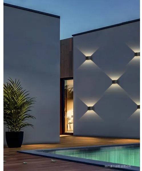 Brilagi - LED Solárne nástenné svietidlo SOLAR CUBE LED/2W/3,2V 1300 mAh IP54