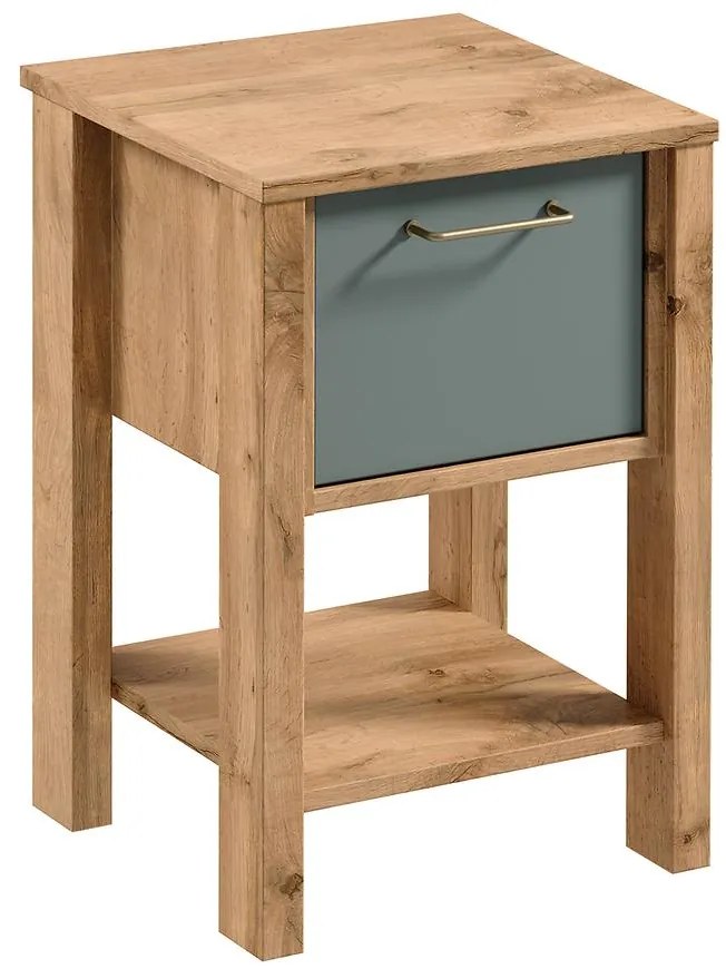Nočný Stolík Indygo SN dub wotan-green