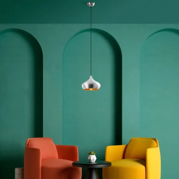 Závesný luster DODO 1xE27/40W/230V matný chróm