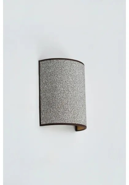 Brilagi - Nástenné svietidlo SEMI 1xE27/15W/230V pr. 20 cm šedá