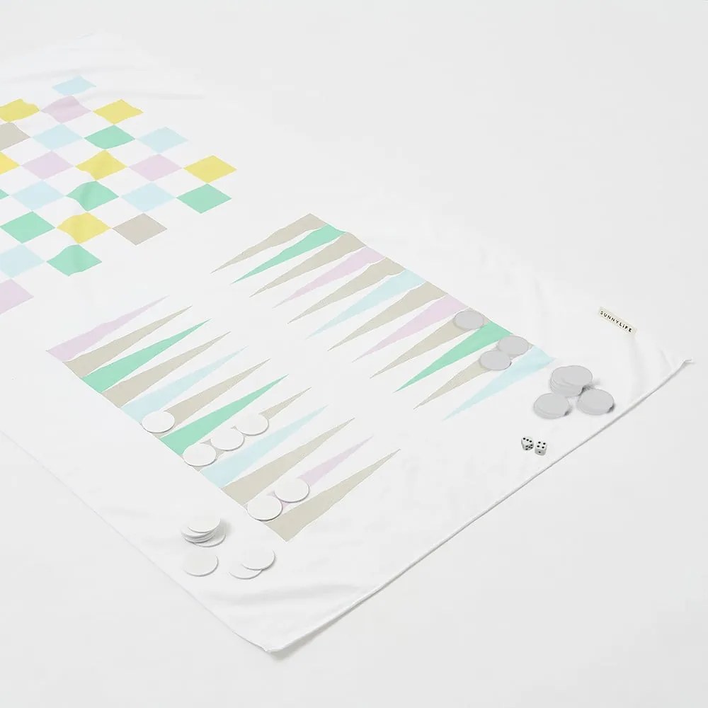 Bavlnená plážová osuška Sunnylife Summer Games, 160 x 90 cm