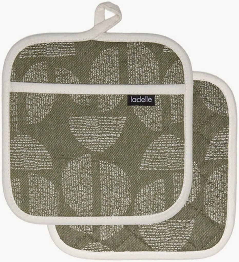 Bavlnené chňapky Splice Moss, 2 ks