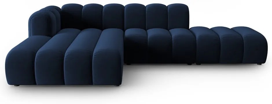 Tmavomodrá rohová pohovka (ľavý roh) Lupine – Micadoni Home