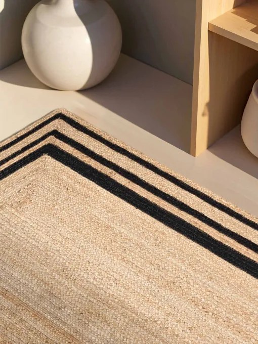 Koberec Hanse Home Looma prírodný / zlatý / čierny