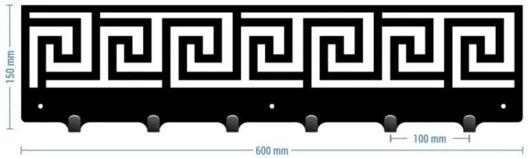 Vešiak na stenu do chodby GRÉCKY ŠTÝL