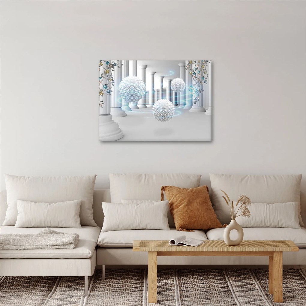 Abstraktný obraz v antickom štýle (70x50 cm)
