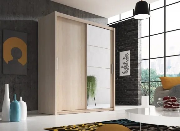Šatníková skriňa Argos - 180x220x58 cm (dub sonoma)