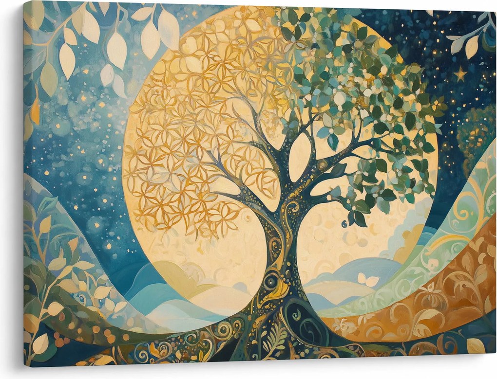 Obraz – Strom života v mesiaci (70x50 cm)