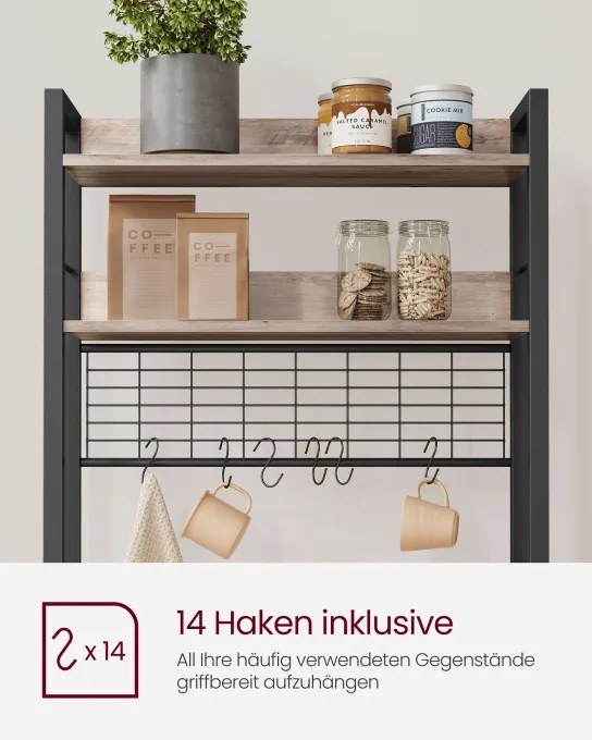 Kuchynský regál KKS037B02EU