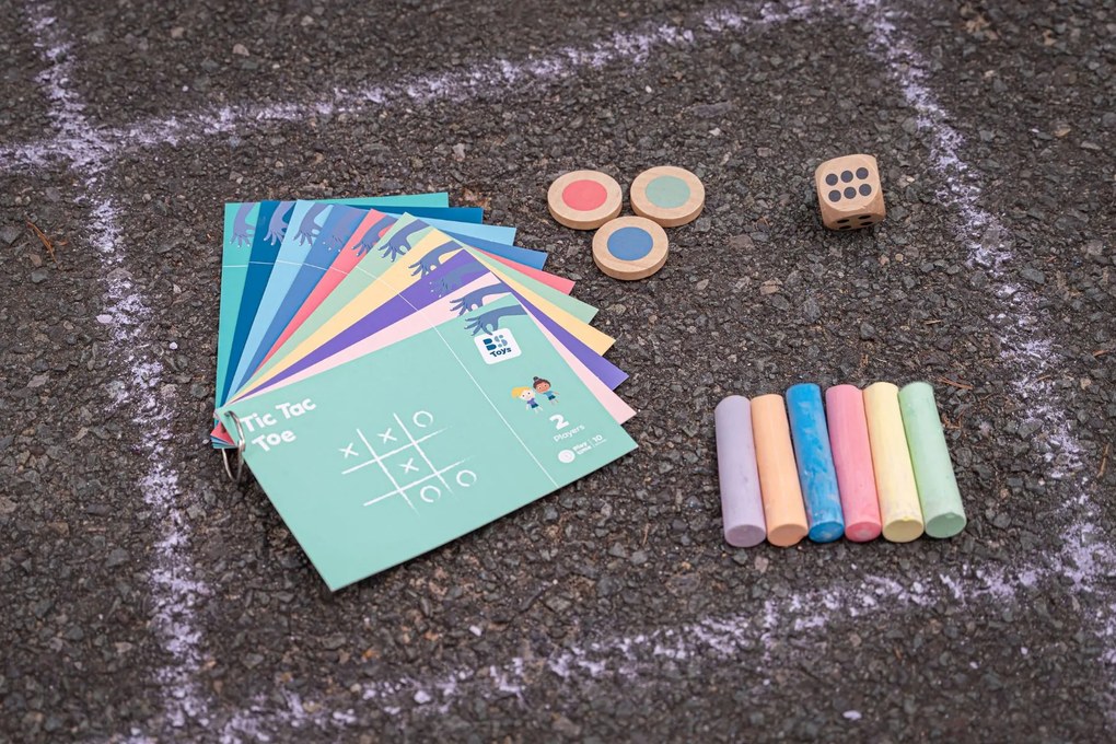 Hry s kriedami na chodník