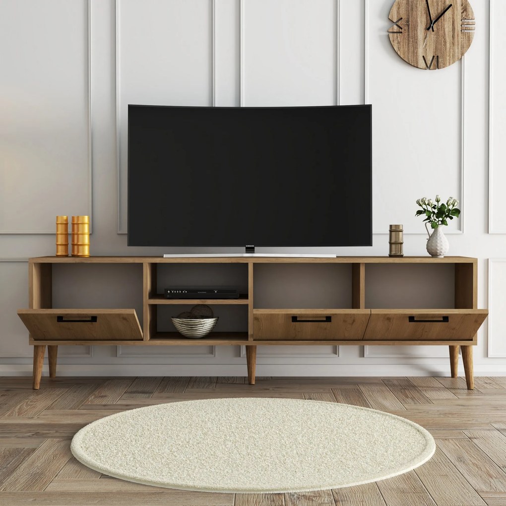 TV stolík/skrinka Essex 1 (Dub). Akcia -20%. Vlastná spoľahlivá doprava až k Vám domov. 1073461