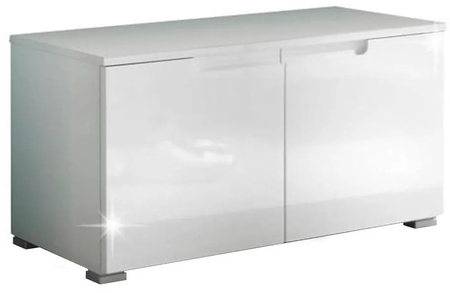 Tempo Kondela Botník biela extra vysoký lesk, SPACE