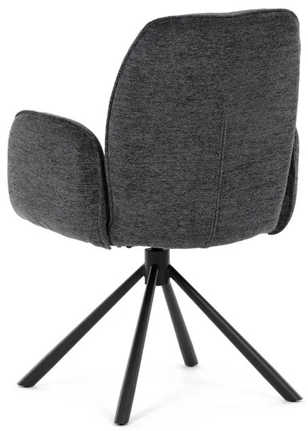 Autronic BONTEC Jedálenská stolička, čierna, látka, DCH-D1330 BK2 Farba: Čierna