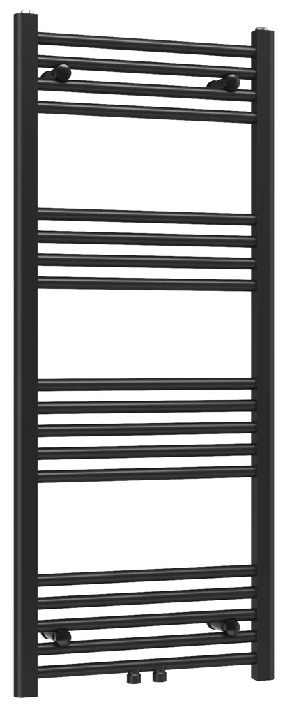 Erga Simple, vykurovacie teleso 1200x500 mm, 487 W, čierna, ERG-LAV-SIMP-12050-BK