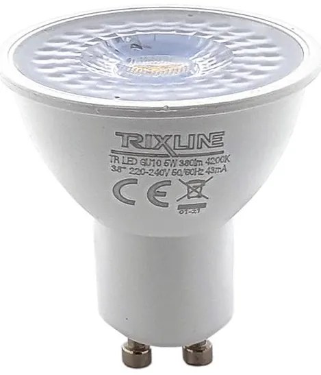 Žiarovka GU10 5W 4200K 38D ALU+PC