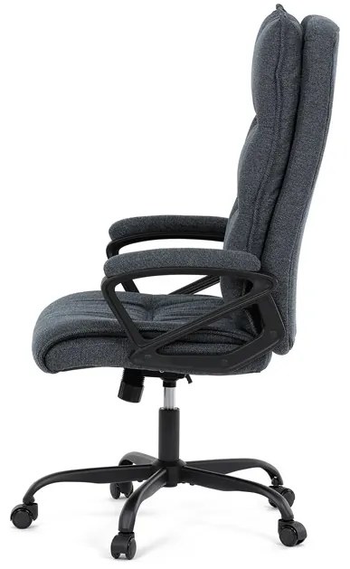 Autronic BONTEC Kancelárske kreslo, hojdací mechanizmus, čierna látka, KA-Y348 BK2 Farba: Šedá