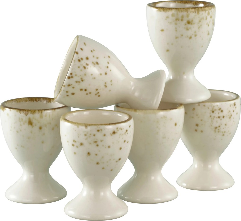 XXXLutz SADA KALÍŠKOV NA VAJÍČKA Nature Collection Creme Creatable - Stolovanie & servírovací riad - 007768071504