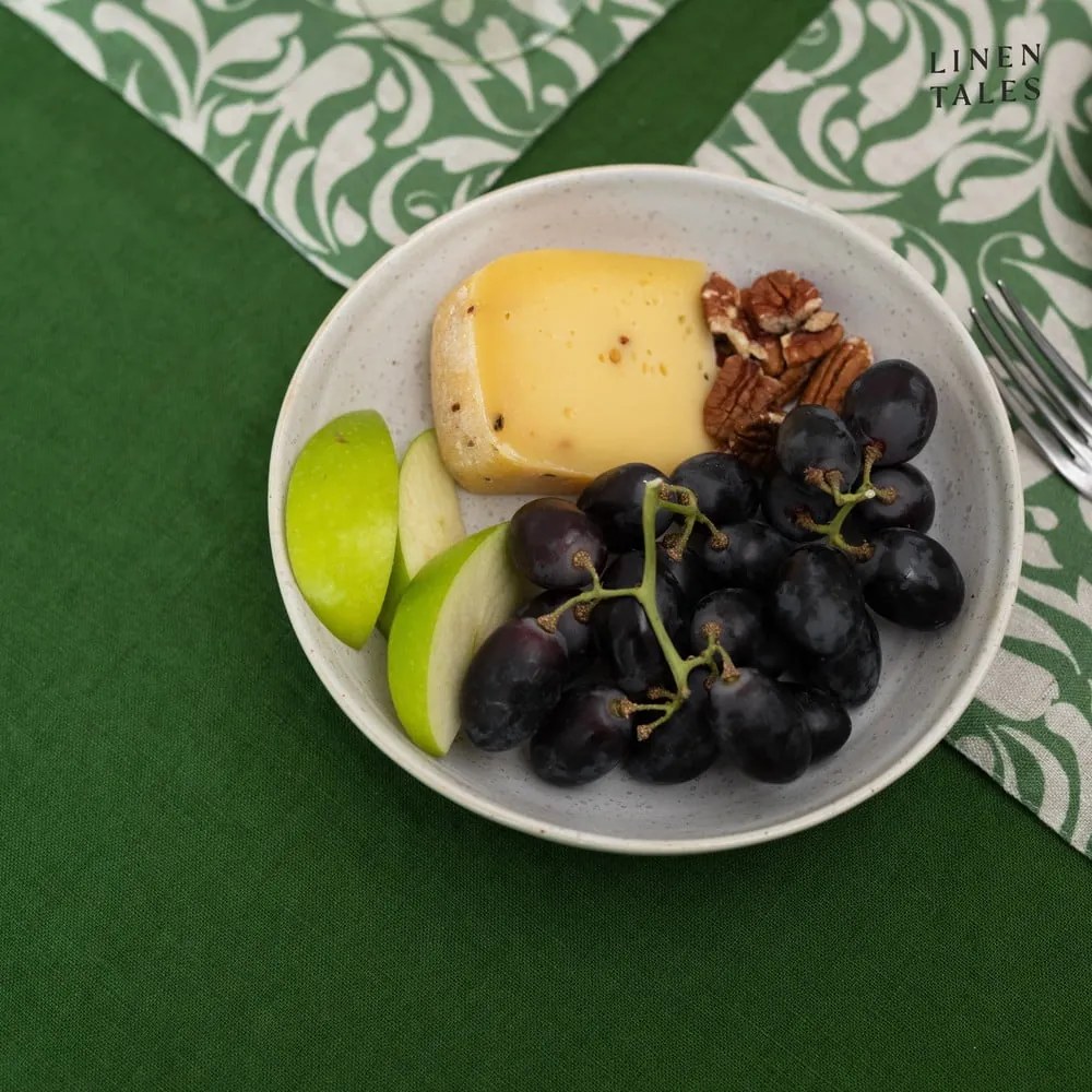 Ľanový behúň na stôl 40x150 cm True Green – Linen Tales