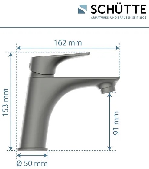 Schütte Umývadlová batéria BOSTON (grafit matná)  (100367168)