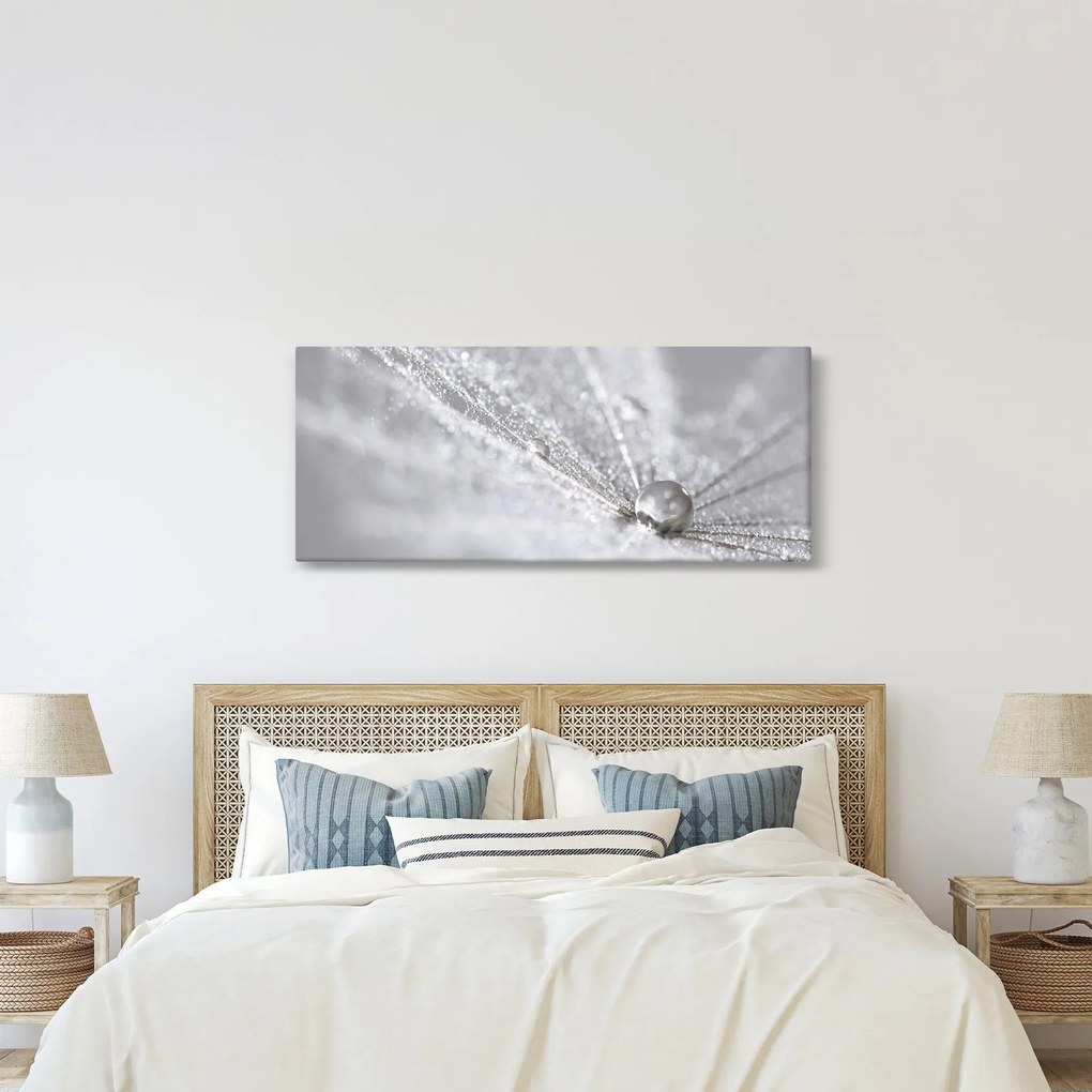 Obraz - Kvapka vody (120x50 cm)