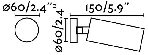 FARO 43722 - Bodové svietidlo STAN 1xGU10/8W/230V biela
