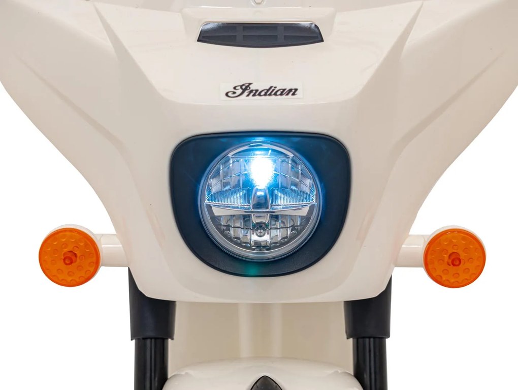 Ramiz Detská motorka Chopper INDIAN biela