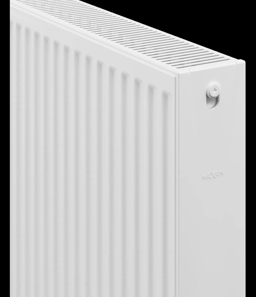 Mexen, panelový radiátor Mexen C22 900 x 1200 mm, bočné pripojenie, 2741 W, biely - W422-090-120-00
