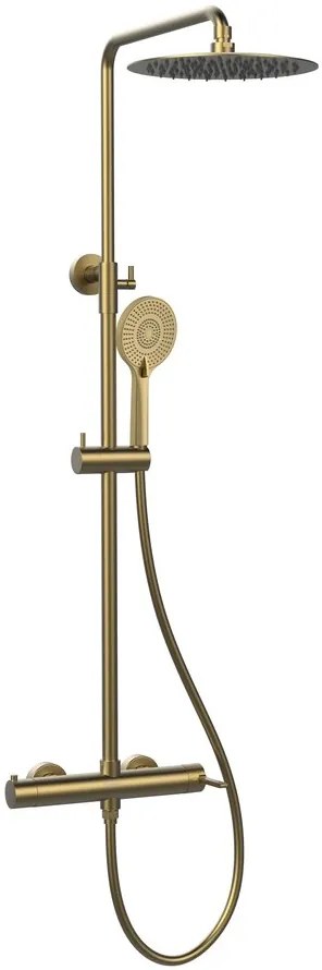 Sapho Sapho, ICONIC sprchový stĺp s pákovou batériou, zlato mat, AF139GB