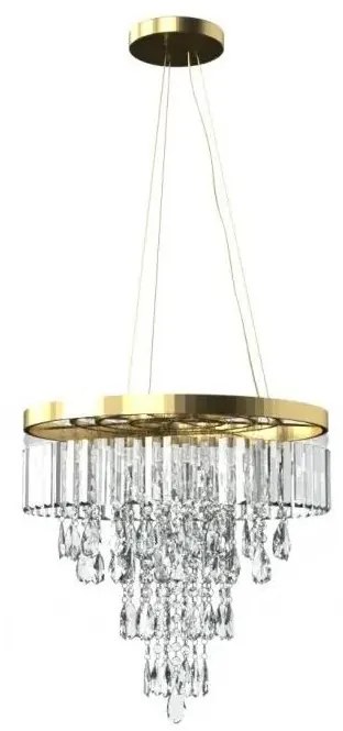 Azzardo AZ4905 - Krištáľový luster na lanku KALABRIA 12xG9/40W/230V