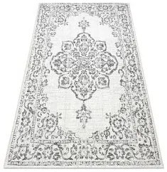 styldomova Šnúrkový koberec sizal color 47295960 Ornament krémovo/sivý