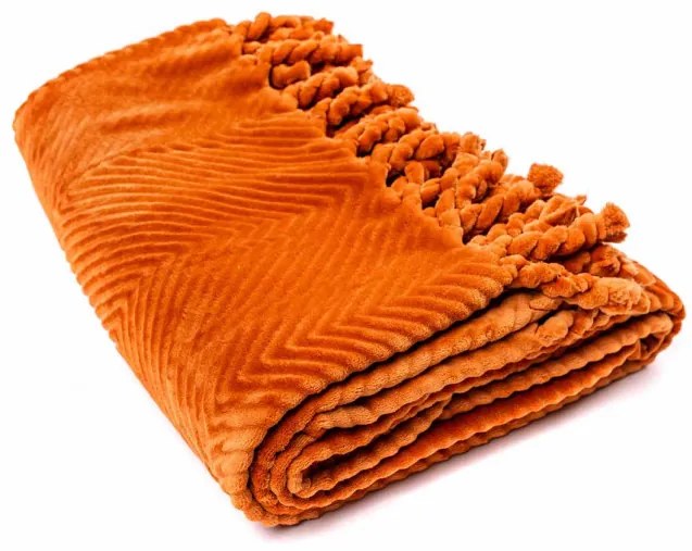 Deka CHEVRON tehlová