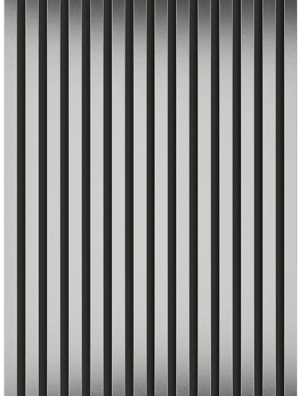 Mexen Lam-B, stenové lamely 275 × 31,5 cm, HDF doska 4 mm, strieborná, S100-275317-2812-056