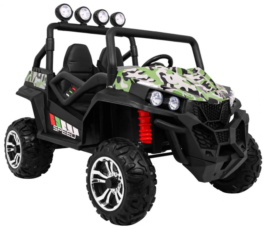 RAMIZ Elektrická bugina Grand Buggy 4x4  - camo - 4x45W - 24V5AH - 2023