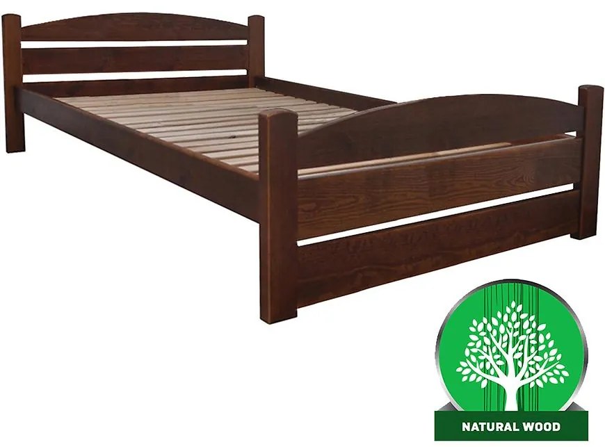 Posteľ T 120/200 hnedá