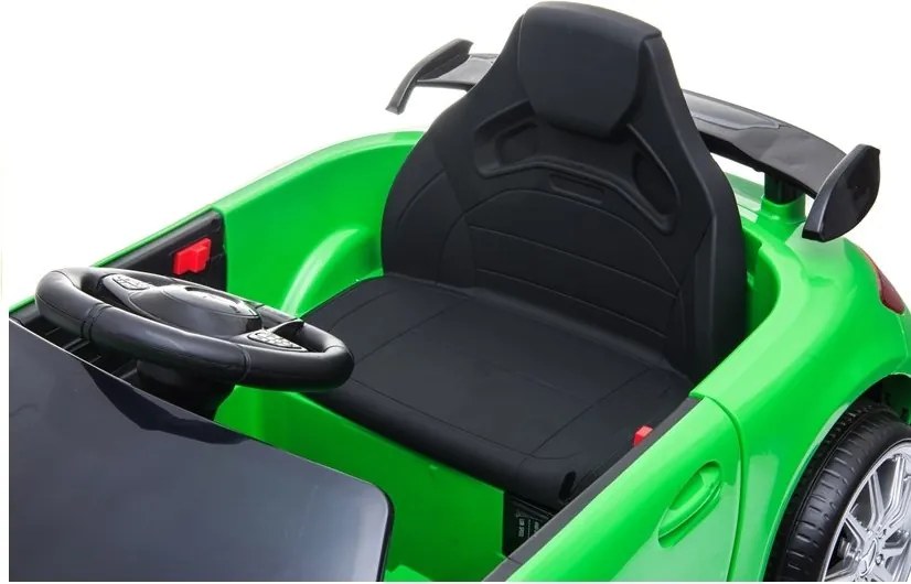 LEAN CARS Elektrické autíčko Mercedes GTR zelené, LED, MP3