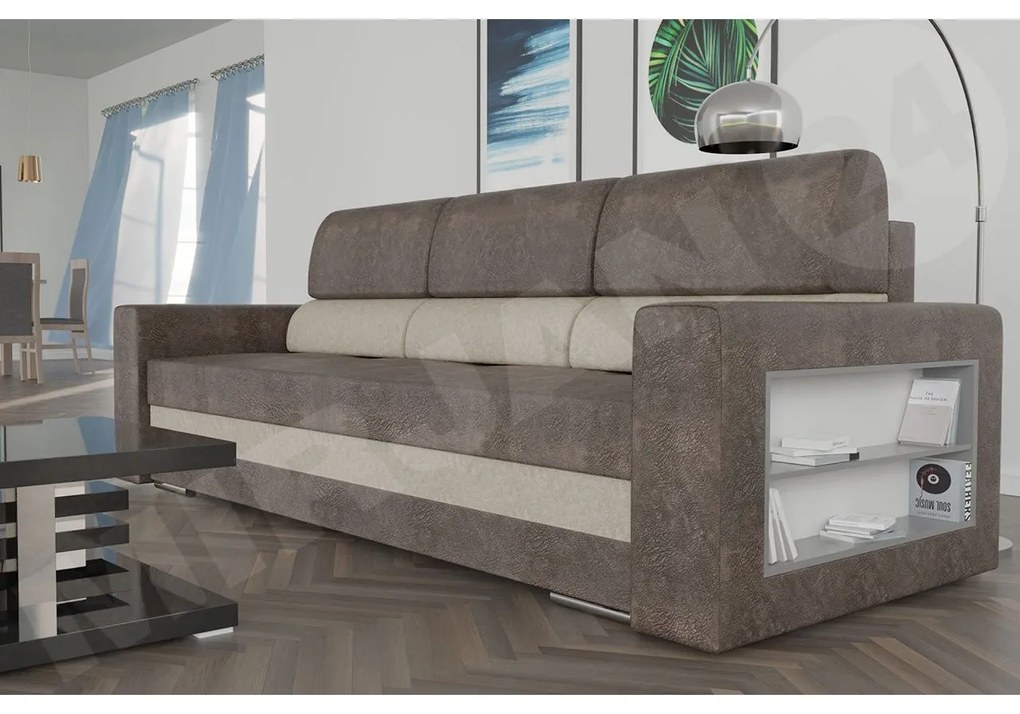 Pohovka s úložným priestorom Carina, Dostupné poťahy: Amor Velvet 4314
