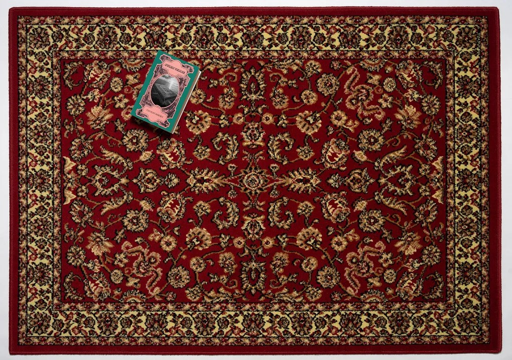 Spoltex, Kusový koberec Samira New Red 12002-011, 200x280, červená, chodba / predsieň