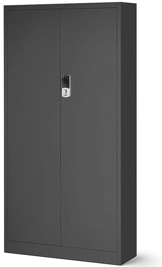Kancelárska skriňa Daniel + elektrický zámok kovová antracit
