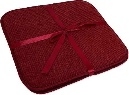 Set podsedákov na stoličky (2 ks) Life 38x38 cm, bordová%